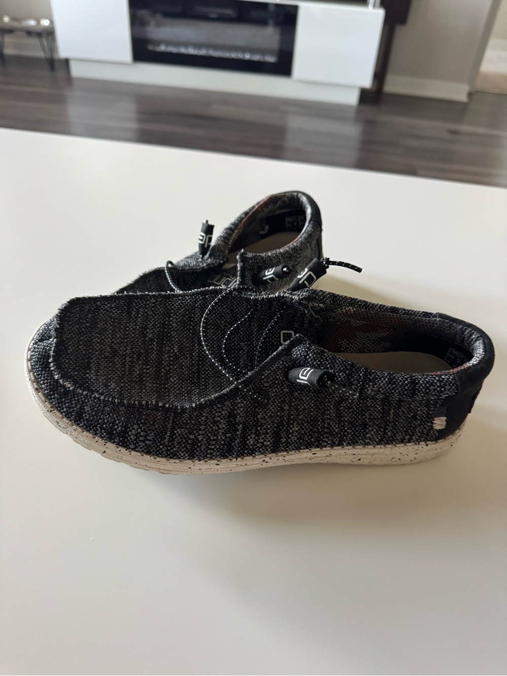 Heathered Gray Mens Heydude’s